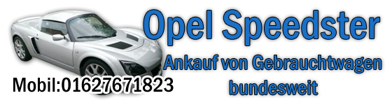 PKW Ankauf Opel Speedster
